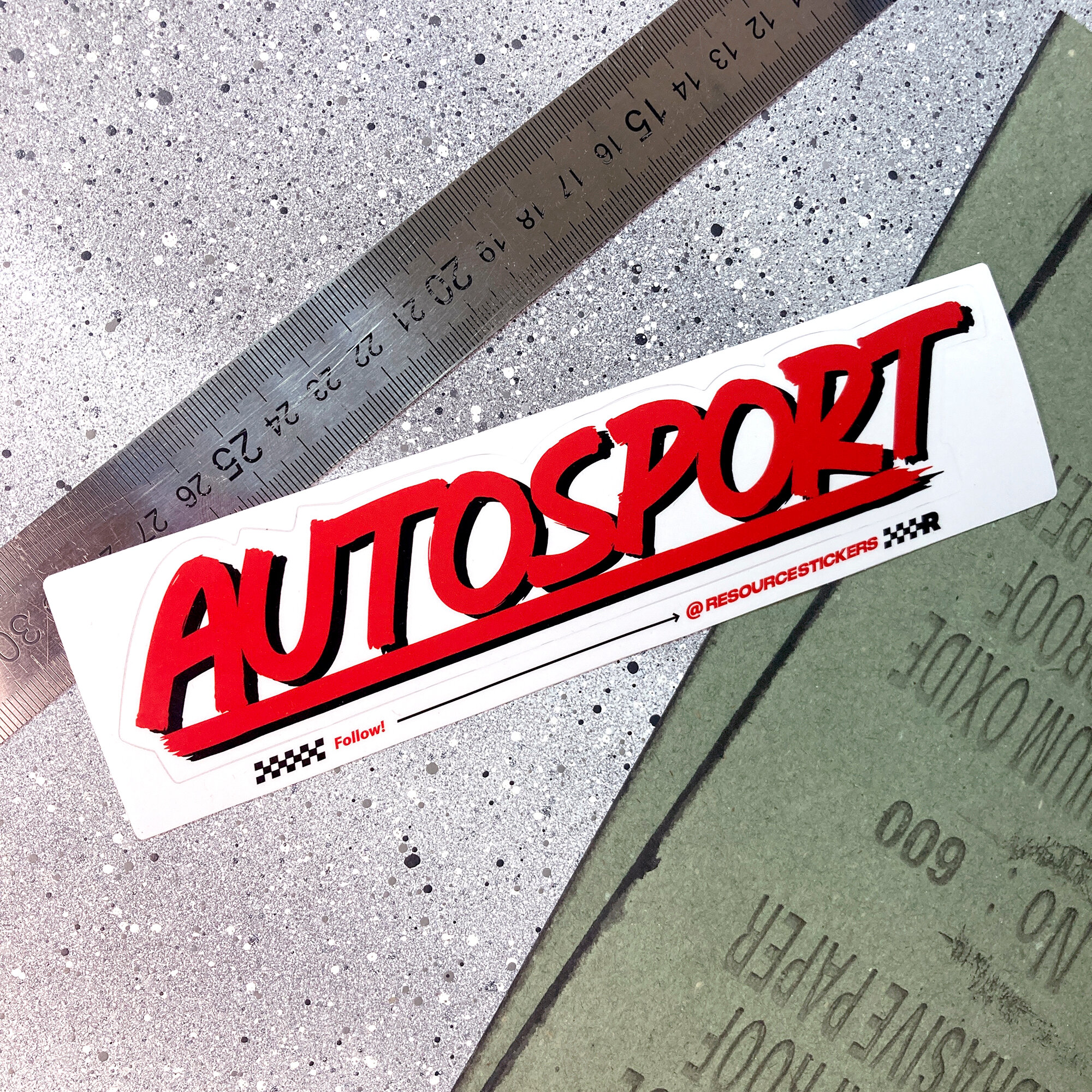 Наклейка Autosport автоспорт / Resource Stickers