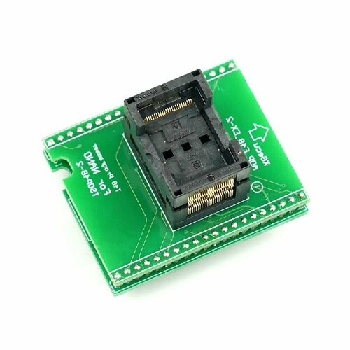 Адаптер TSOP48 NAND FLASH для программатора T48 sa247 b005 tsop48 dip48 adapter tsop48 adapter tsop48 socket nand flash test socket