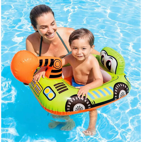 надувные водные ходунки intex my baby float 56585 желтый Круг плавательный с трусами Intex 59586 (от 1-2 лет) зеленый