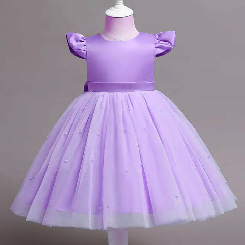 Платье, размер 110, фиолетовый