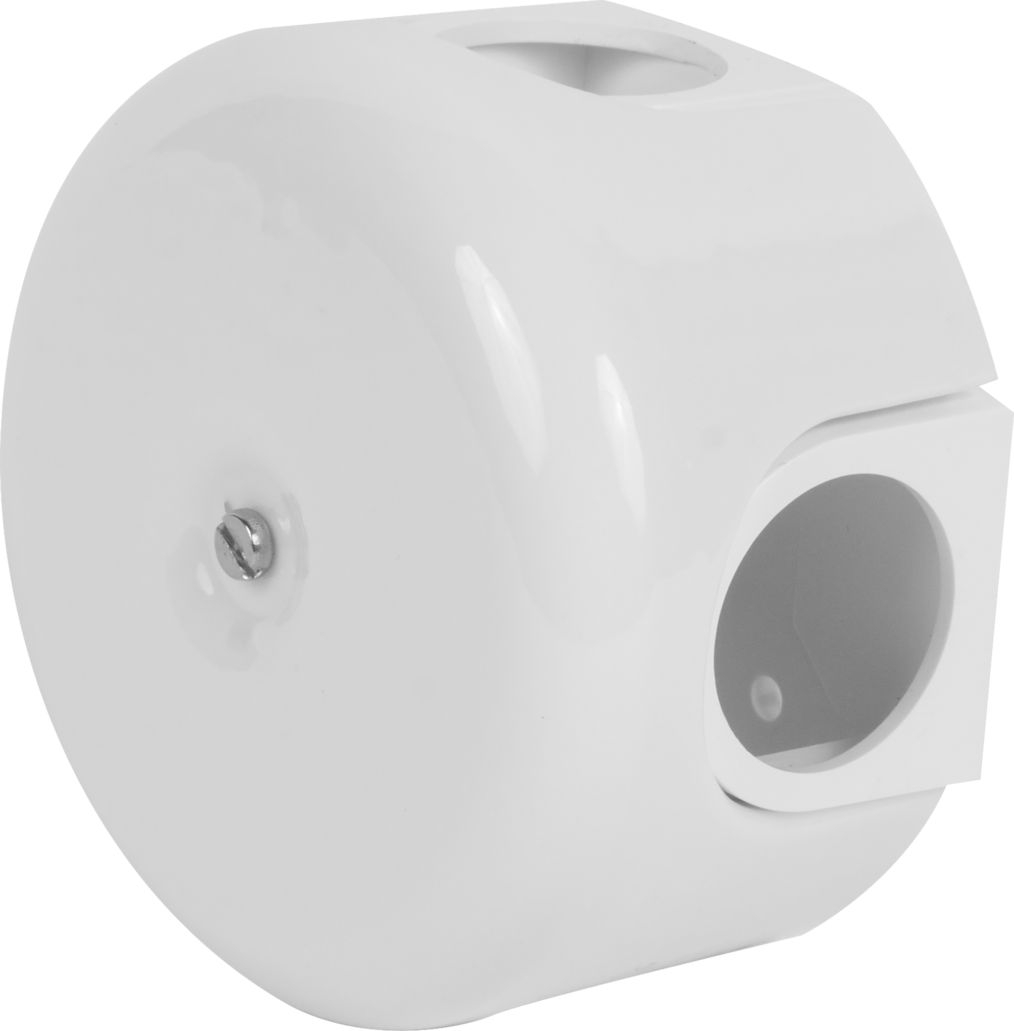 Распределительная коробка открытая Electraline Bironi 125×177×67 мм 4 ввода IP20 цвет белый