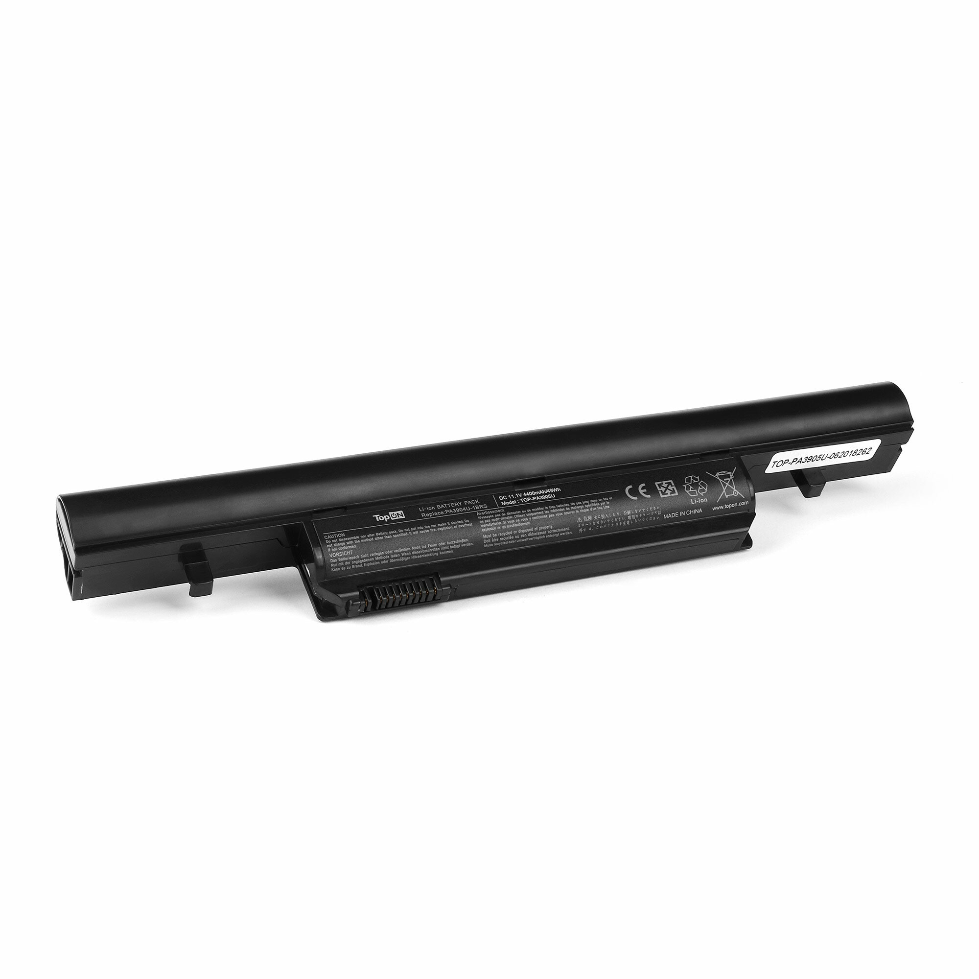 Аккумулятор для ноутбука Toshiba Satellite Pro R850, Tecra R850, R950, Dynabook R751, R752 Series 4400мАч 11.1V TopON TOP-PA3905U 49Wh - фото №3