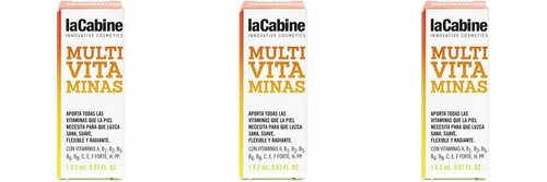 LaCabine Концентрированная сыворотка в ампулах Multivitamines Ampoules, с 11 витаминами, 1х2 мл, 3 уп