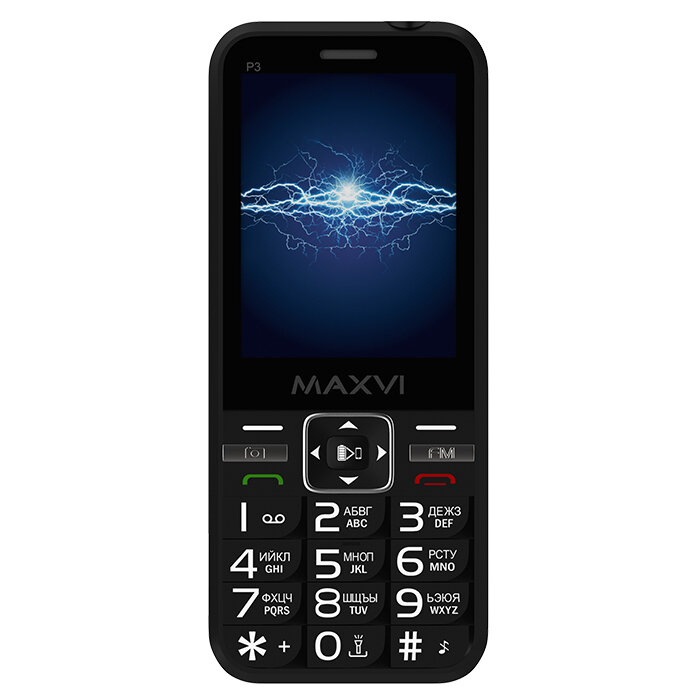 Мобильный телефон Maxvi P3 black
