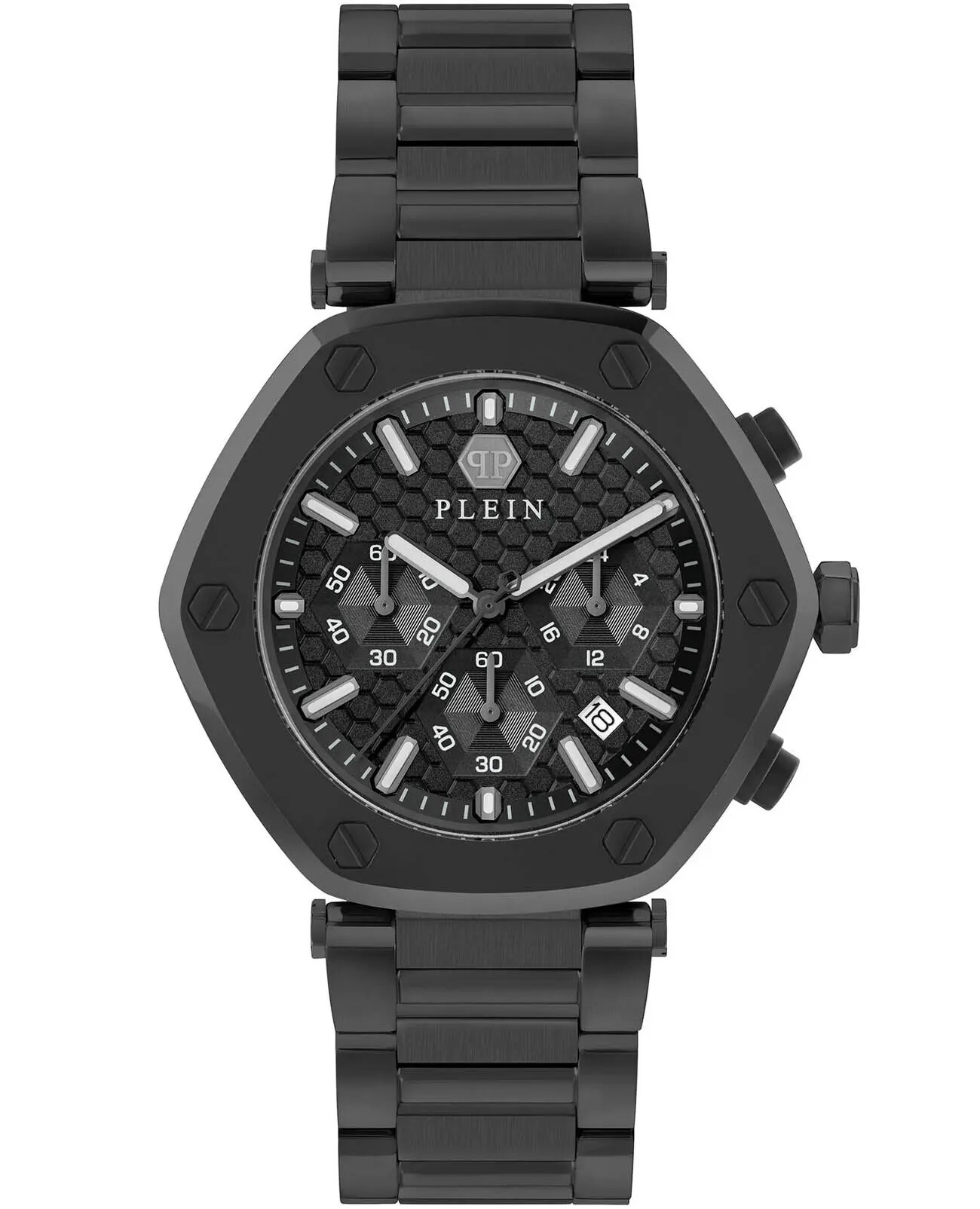 Наручные часы PHILIPP PLEIN Мужские часы c хронографом Philipp Plein The Hexagon Chrono PWZBA0623 с гарантией 