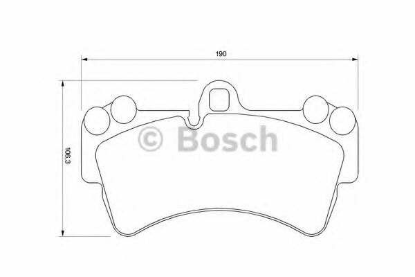 Тормозные колодки Bosch - фото №18