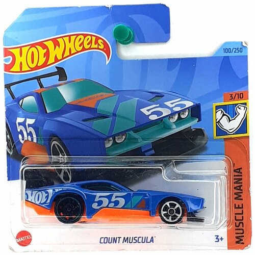 Машинка Hot Wheels 5785 (Muscle Mania) Count Muscula, HKK89-N521 набор машин hot wheels muscle mania gtd79 1 64
