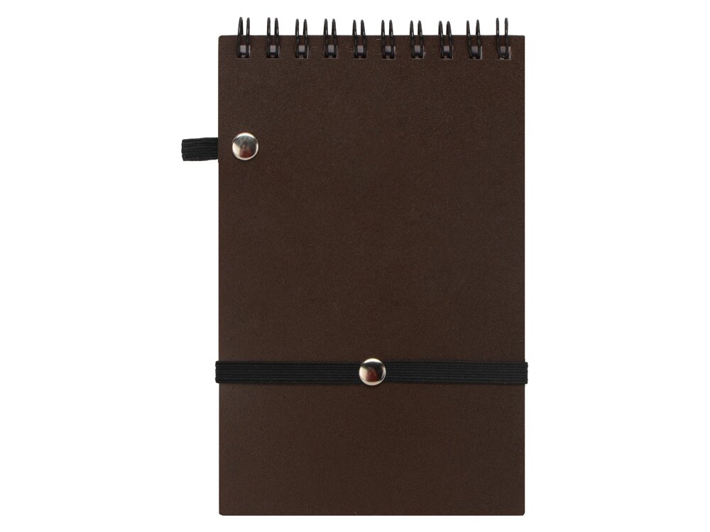 Блокнот Oasis "Kaffi" B7, 70 страниц, 9 х 14,5 х 1,3 см, темный кофе — фото 1