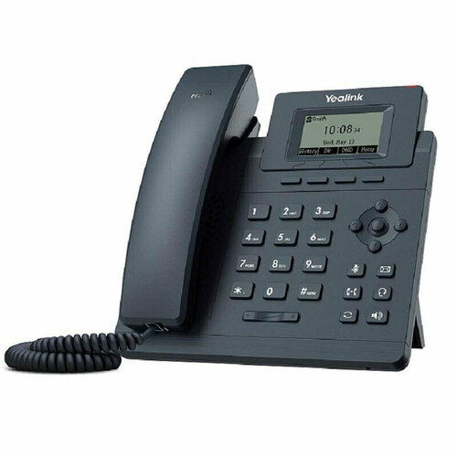 IP-телефон Yealink SIP-T30, 1 аккаунт, 1416955 телефон sip yealink sip t30 1 линия бп в комплекте sip t30