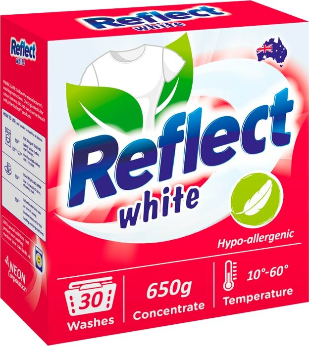 Стиральный порошок Reflect White 650г