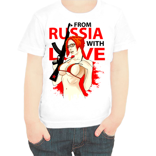 фото Футболка , размер 80, белый нет бренда