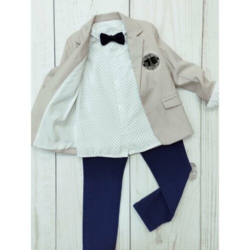 Комплект одежды Мой Ангелок, размер 104, бежевый