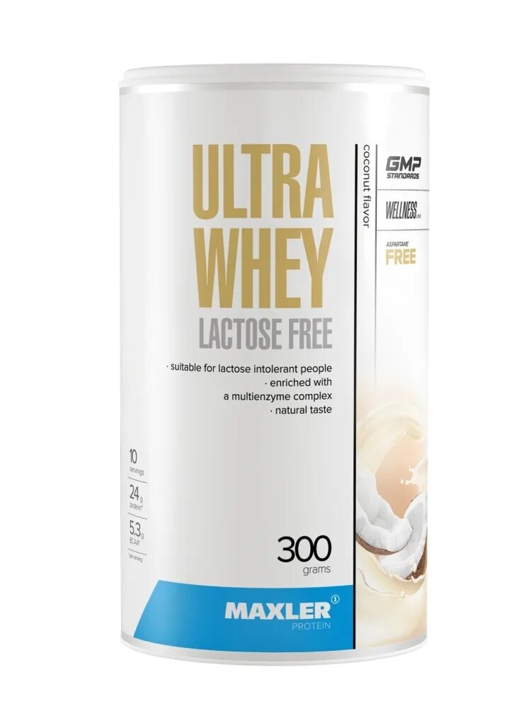 Maxler Ultra Whey Lactose Free 300 гр (Maxler) Кокос