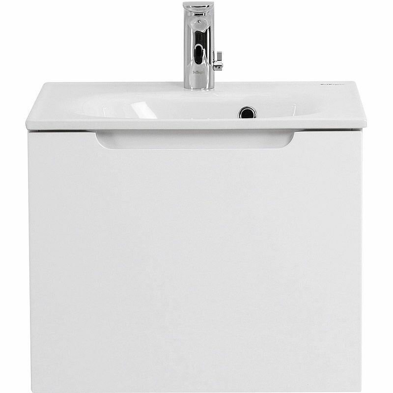 База под раковину подвесная BelBagno ETNA с одним выкатным ящиком Bianco Lucido 596x460x400 ETNA-600-1C-SO-BL-P