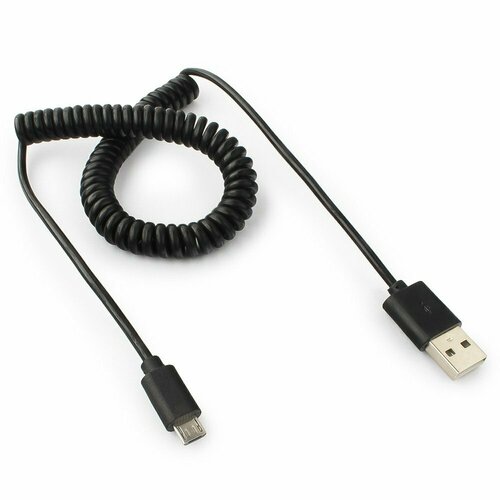 Кабель USB 2.0 Pro Cablexpert CC-mUSB2C-AMBM-6, AM/microBM 5P, 1,8 м, витой, черный набор из 3 штук кабель usb 2 0 pro cablexpert cc musb2c ambm 6 am microbm 5p 1 8 м витой черный