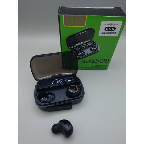 Беспроводные наушники M30 PRO гарнитура для смартфона Чёрные 98000₽