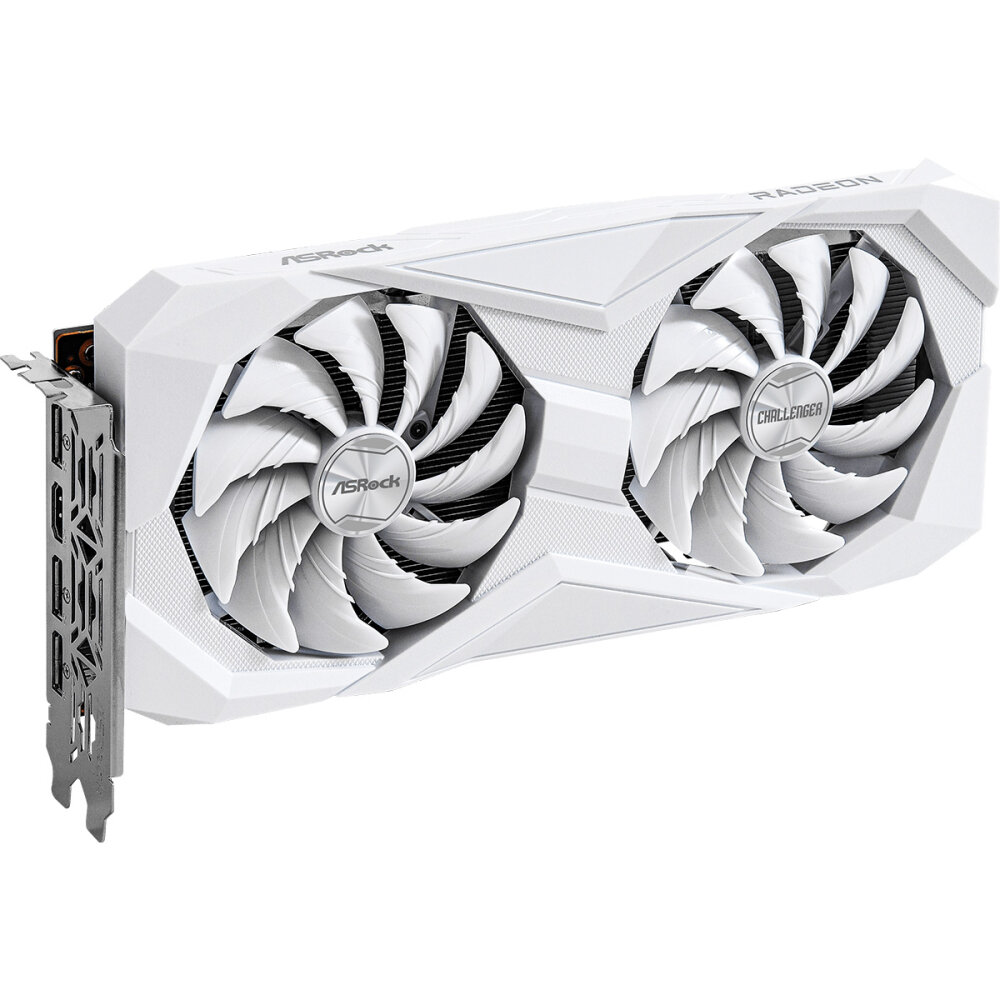 ASRock RX6600 Challenger White 8GB GDDR6 HDMI DPx3 2FAN RTL RX6600 CLW 8G