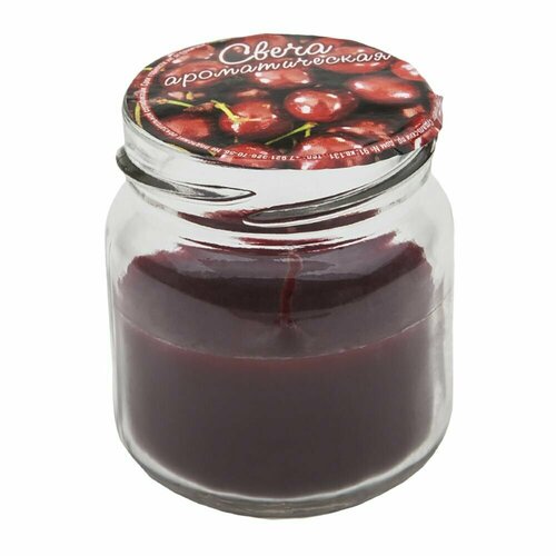 Свеча в банке 6 см Вишневый сад 429₽