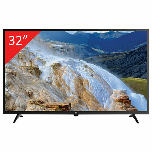 Телевизор BQ 32S15B Black, 32 (81 см), 1366x768, HD, 16:9, SmartTV, Wi-Fi, черный