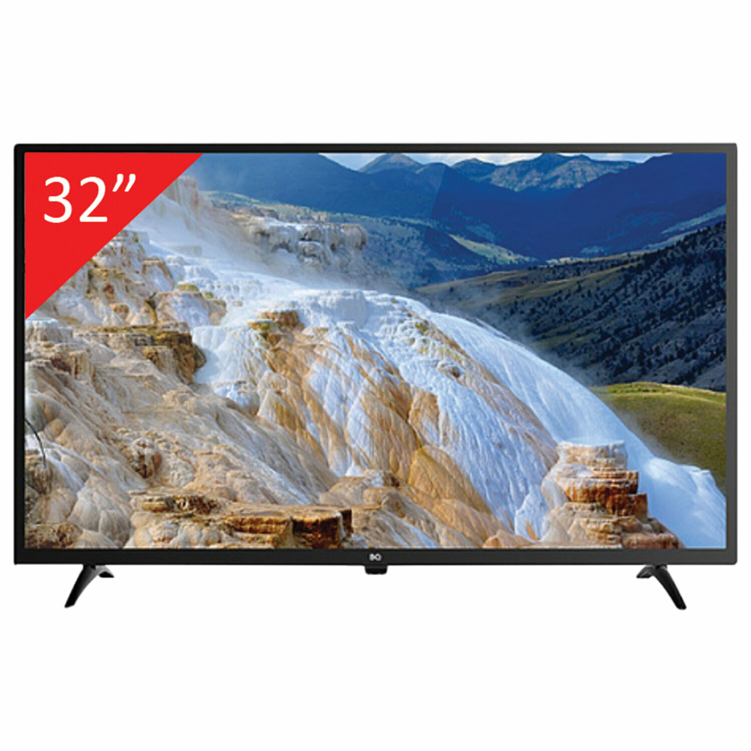 Телевизор BQ 32S15B Black 32 (81 см) 1366x768 HD 16:9 SmartTV Wi-Fi черный