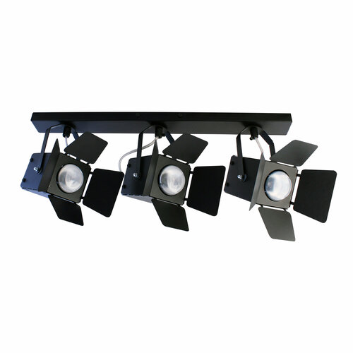 Светильник трековый настенно-потолочный Кино3х60 черный 4186₽