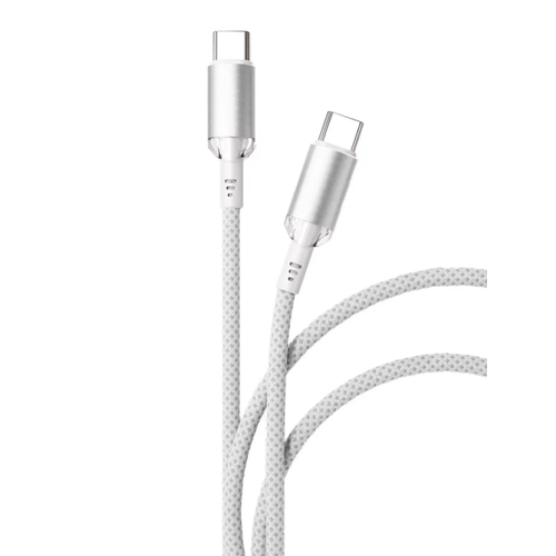 Кабель VLP Diamond Cable Type-C - Type-C Nylon 3A 1.2m White кабель vlp diamond cable usb c to usb c cable 1 2m цвет gray