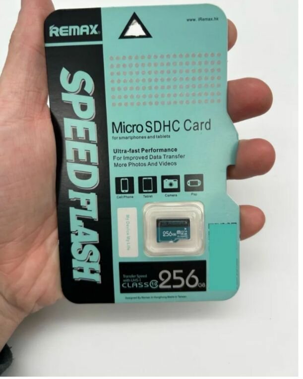 Карта памяти Micro SDHC Remax SPEED FLASH 256 GB