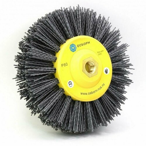 Щетка дисковая PLM 150х40хM14 ворс полимер-абразив P80 3341₽