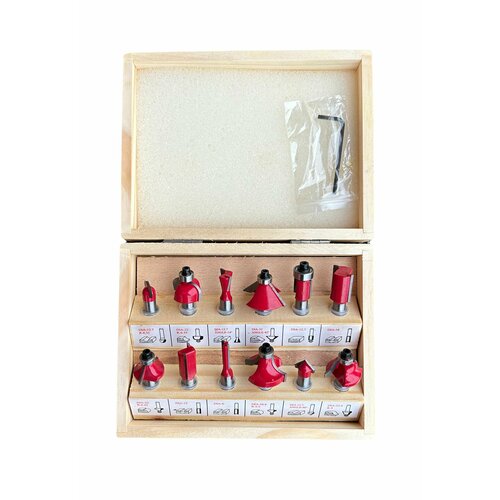 Набор фрез по дереву PIT 12штACTW09-012B 1959₽