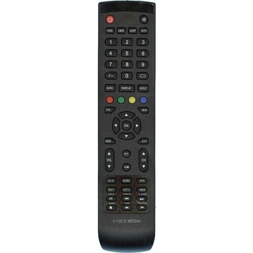 Пульт для телевизора AKAI Y-72C2 MEDIA LCDTV подсветка js d jp3220 061ec e32f2000 ms l1084 ms l1160 для тв akai ua32df2110 e32f2000 aktv3212 aktv3216 aktv3222 lea 32l41p