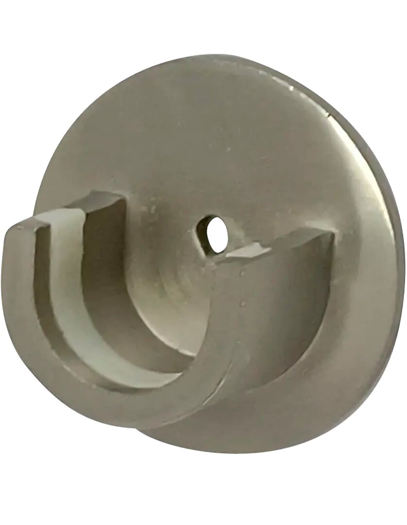 Держатель для штанги карниза торцевой Inspire металл цвет никель 2 см 2 шт.