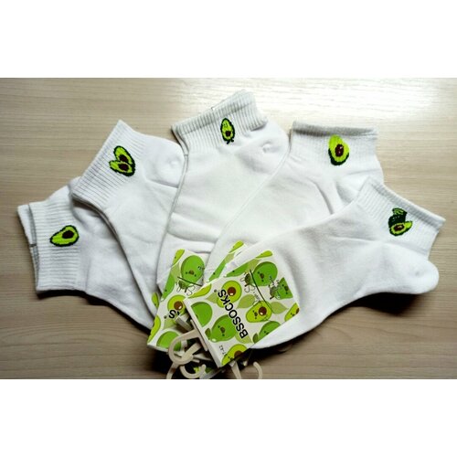 фото Носки , 5 пар, размер 37-41, белый нет бренда