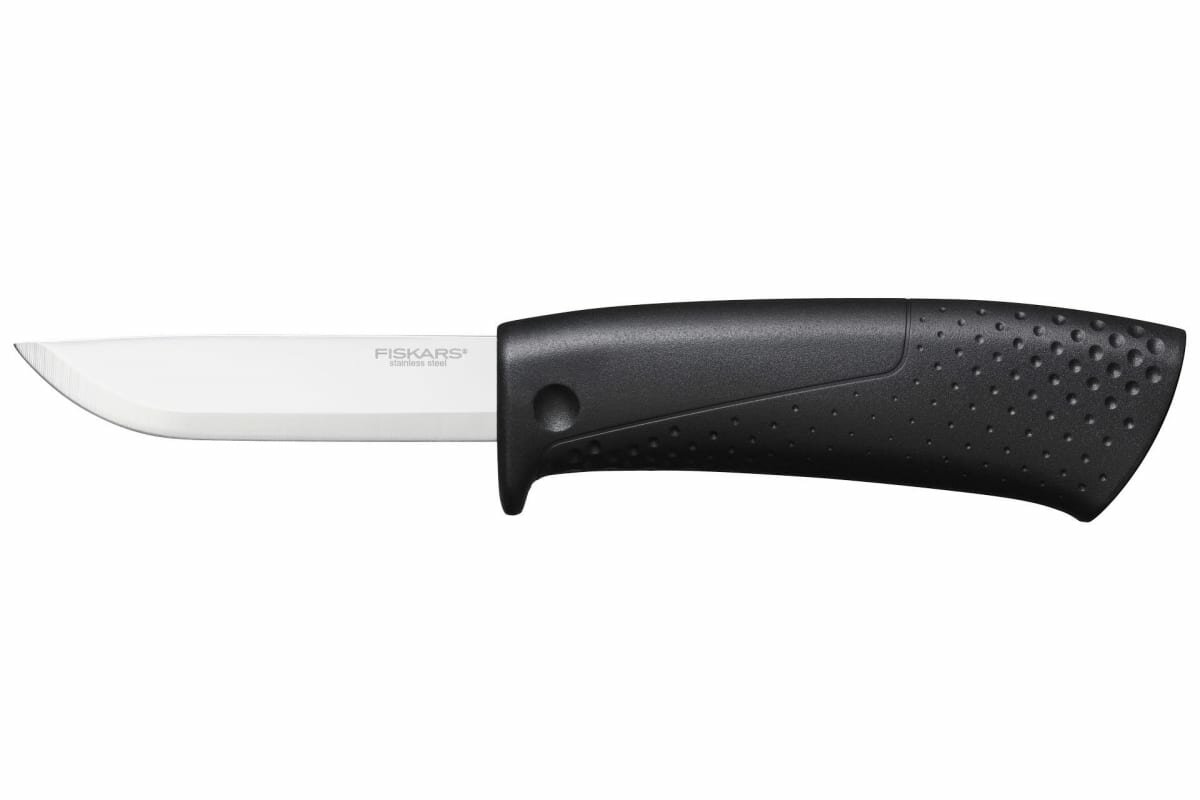 FISKARS Нож cтроительный с точилкой в чехле 1023617