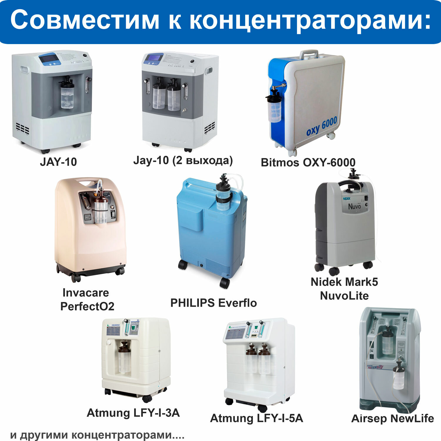 Картинки Увлажнитель для кислородного концентратора (HUM, Германия) стакан для BITMOS OXY-6000, JAY-10, Invacare PerfectO2, Philips, Atmung LFY-I-3A (5A) и др