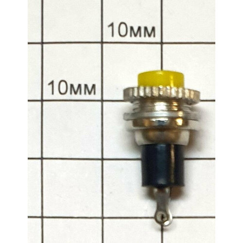 Кнопка MG-D-304 (DS-314, RWD-304) OFF-(ON) Без фиксации Желтая