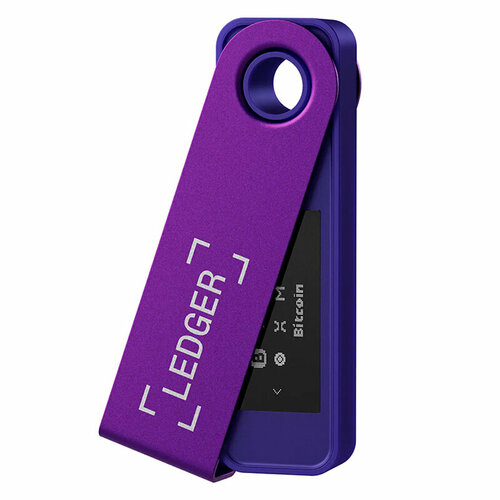 Аппаратный криптокошелек Ledger Nano S Plus Purple Amethyst стеклянная трубка с пузырьками для skrr s mini skrr luxe nano s kit sky solo plus 5 шт стеклянный резервуар для лампочек mtl прозрачные аксессуары