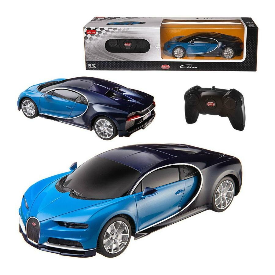 Гоночная машина Rastar Bugatti Chiron 76100 1:24 189