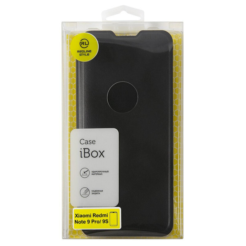 Чехол Red Line для Xiaomi Redmi Note 9 Pro/9S Book Cover Black УТ000020185 - фото №8
