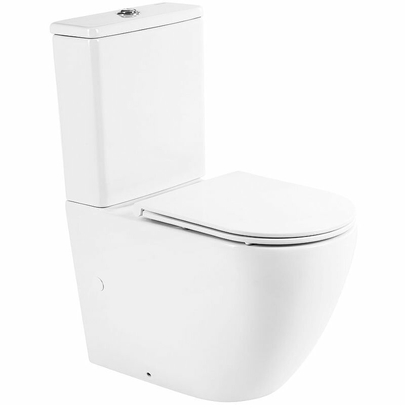 Унитаз-компакт безободковый BelBagno Sfera-R BB2141CPR/BB870SC