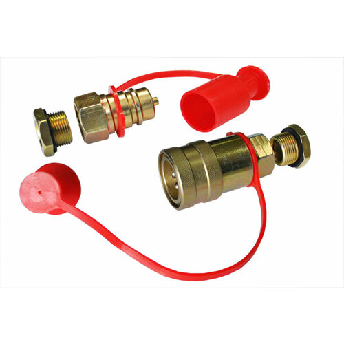 Разъем пневматический М16 М22 FER-RO красный с заглушкой к-т 689₽