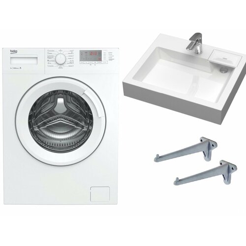 Купить Стиральная машина под раковину Beko WRS 5512 BWW с раковиной ...