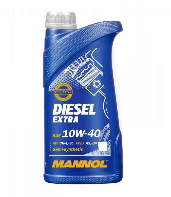 MANNOL 1281 псинт.моторное масо MANNOL DIESEL EXTRA SAE 10W