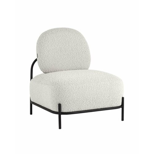 Кресло Stool Group Кресло Стоун ткань букле молочный арт. УТ000036909 черный, белый, серый, синий