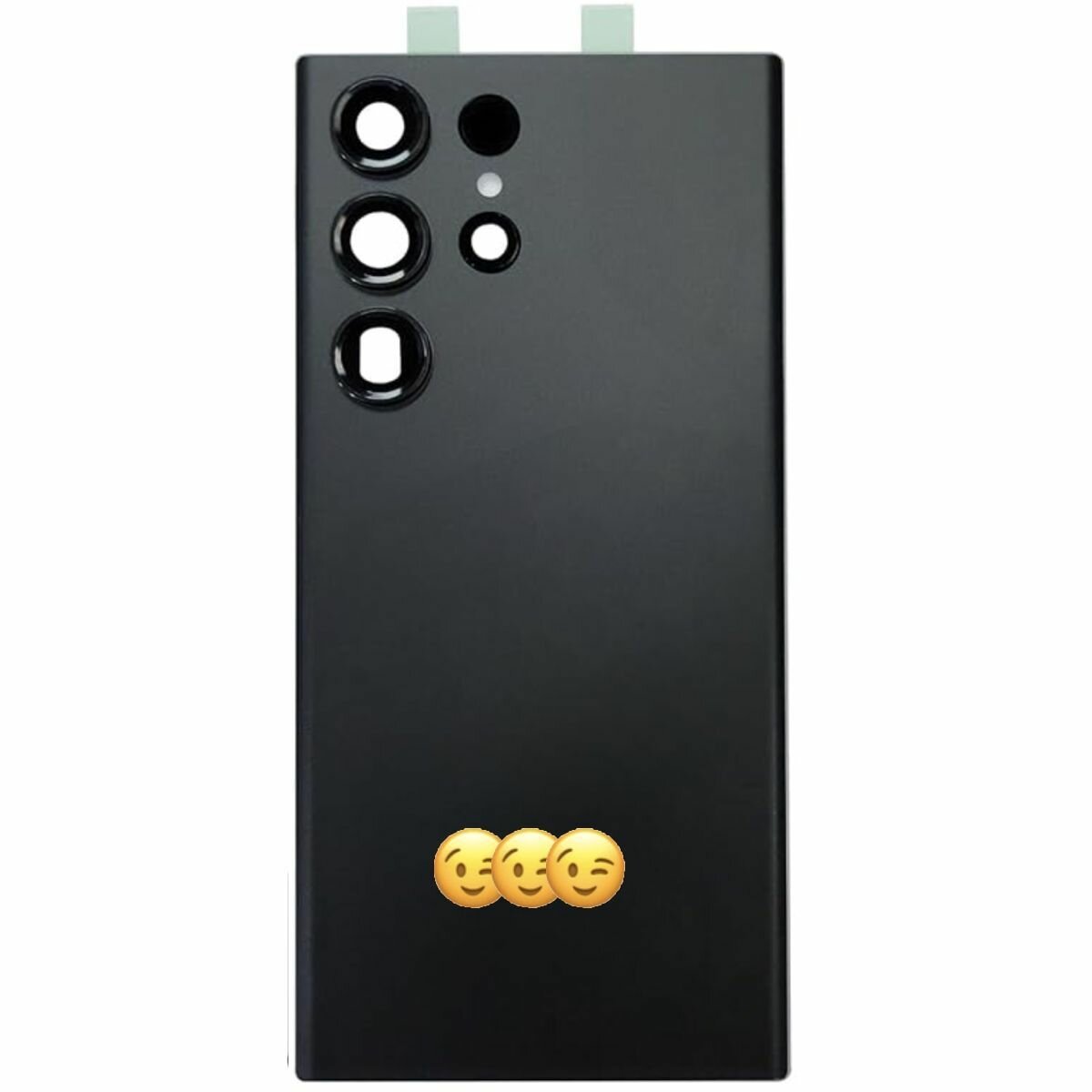 Задняя крышка для Samsung S23 Ultra SM-S918 черная