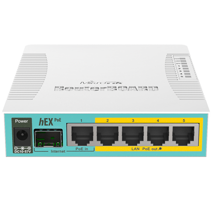 Маршрутизатор MikroTik hEX PoE