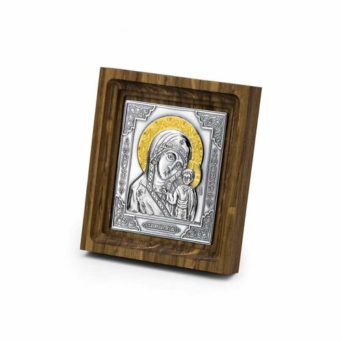 икона казанская божия матерь размер 28х34 Бижутерия икона Казанская Божия Матерь золочение А94011174К1
