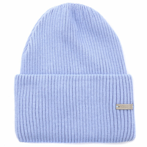 Шапка FABRETTI, размер 57, голубой вязаная шапка sevenext в горчичном оттенке