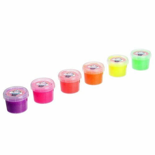 Шоу-бокс «Десерт для рук» Smuzi Boom, яркие неоны, 9 банок разноцветный