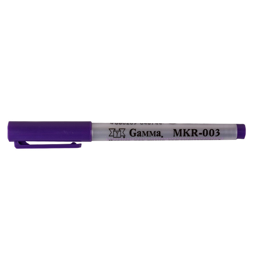 MKR-003 Маркер самоисчезающий, фиолетовый для ткани Gamma - фото №12