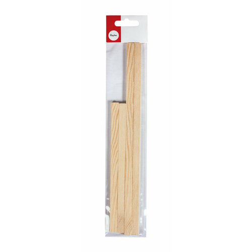 Набор деревянных палочек для крепления пленки с 3D эффектом 5 x 10 мм 18,5 и 27,5 cм RAYHER 64025000
